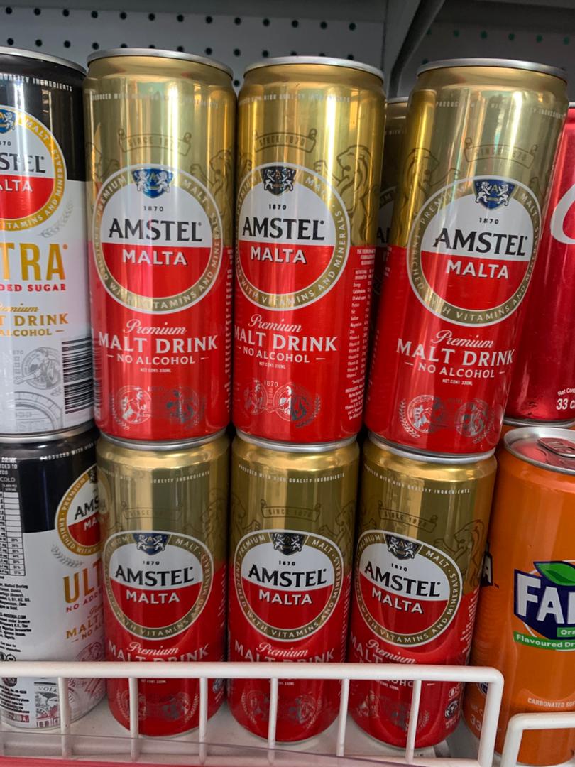 Amstel Malta (pack of 6) available at Afolake Mart Ibadan