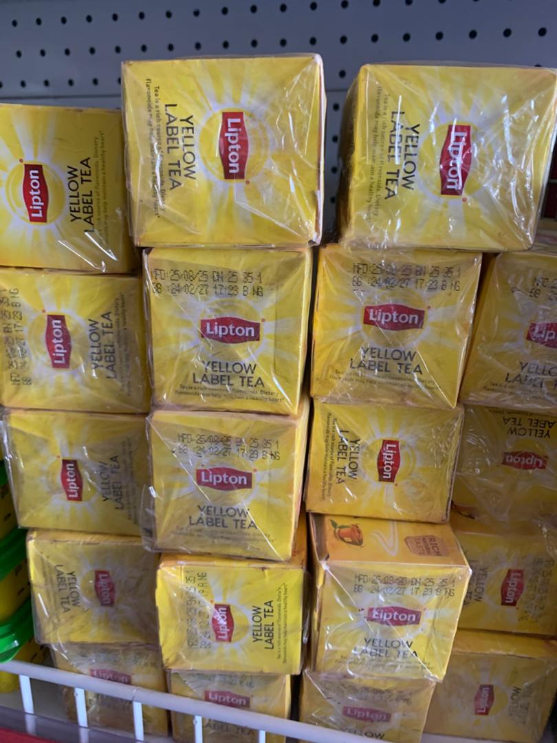 Lipton Tea (100 bags) available at Afolake Mart Ibadan